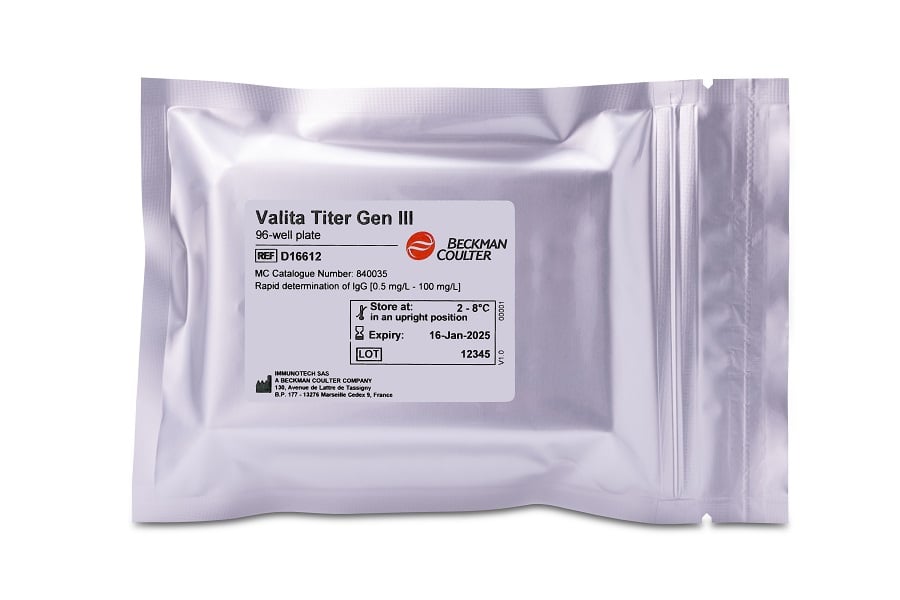 D16612_Valita Titer Gen III assay (0.5 - 100 mg/L), 96-well plate